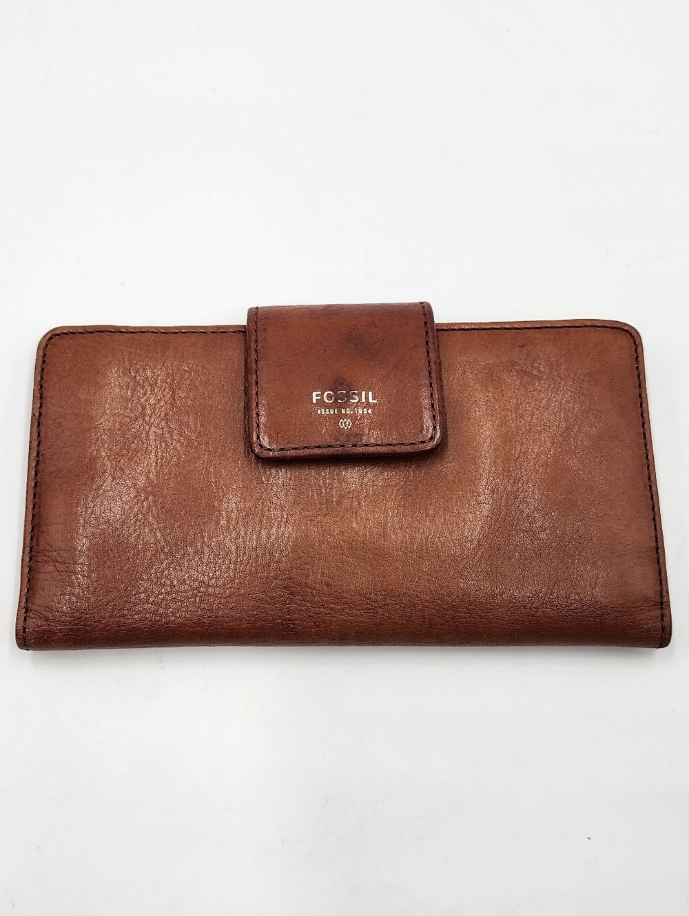 FOSSIL WALLET BROWN LEATHER